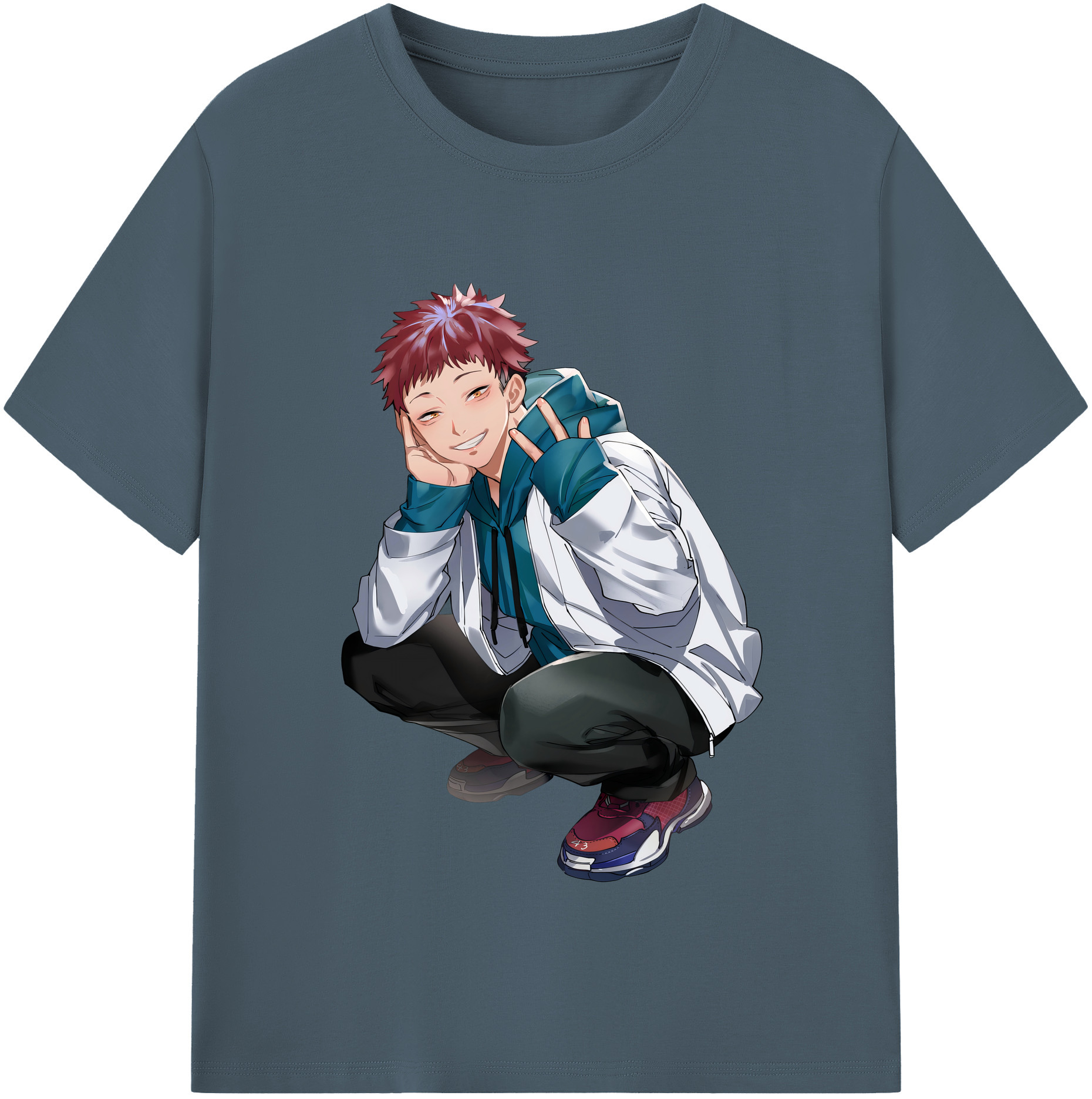 （画像用） 呪術廻戦 Jujutsu Kaisen 綿100％半袖Tシャツ（フロントプリント）